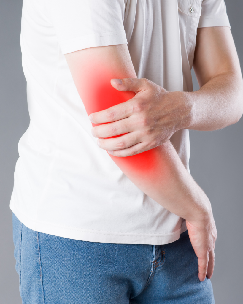 μυασθένεια Gravis man in arm pain